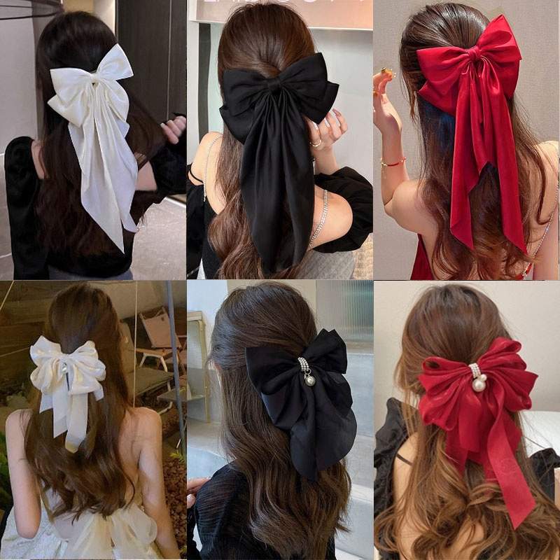 Noeud feme pour cheveux  long