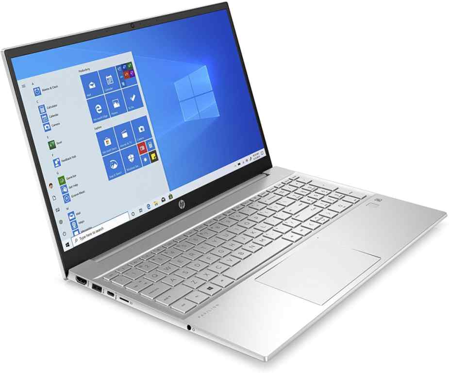 Ordinateur Pc HP Pavillon Core i5 2,42ghz  11e Gen Ram : 8Go Stockage : 512 Go SSD Ecran 15.6"